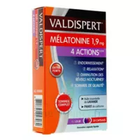 Valdispert Melatonine 1,9 Mg 4 Actions Comprimés B/30 à ANGLET