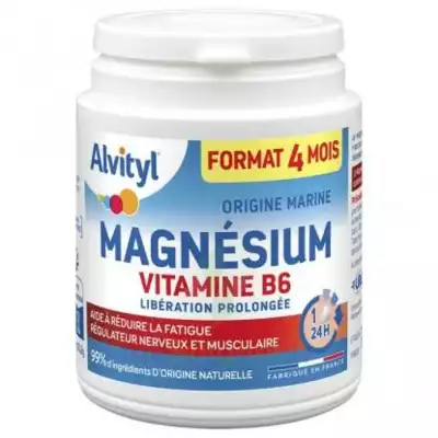 Alvityl Magnésium Vitamine B6 Libération Prolongée Comprimés Lp Pot/120 à ANGLET