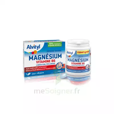 Alvityl Magnésium Vitamine B6 Libération Prolongée Comprimés Lp B/45 à ANGLET